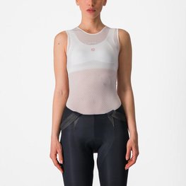 CASTELLI camiseta sin mangas - PRO MESH W - blanco
