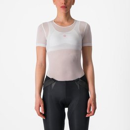 CASTELLI Camiseta de manga corta - PRO MESH W - blanco