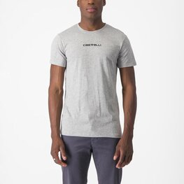 CASTELLI Camiseta de manga corta - CLASSICO - gris