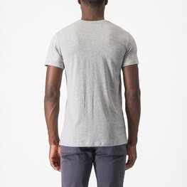 CASTELLI Camiseta de manga corta - CLASSICO - gris