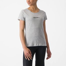CASTELLI Camiseta de manga corta - CLASSICO W - gris