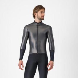 CASTELLI chaqueta impermeable - GABRA R LS - negro