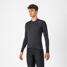 CASTELLI maillot de invierno de manga larga - ESPRESSO THERMAL - antracita