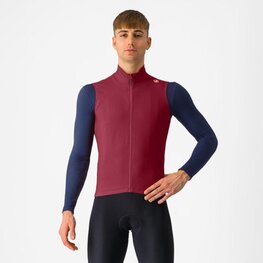 CASTELLI chaleco - ESPRESSO VEST - granate