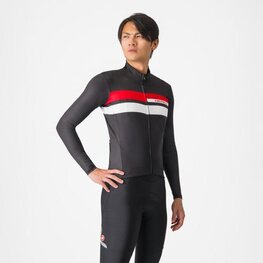 CASTELLI maillot de invierno de manga larga - LINEARE - negro