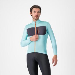 CASTELLI maillot de invierno de manga larga - UNLIMITED TRAIL 2 - azul claro