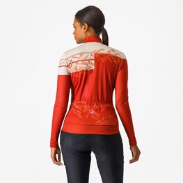 CASTELLI maillot de invierno de manga larga - UNLIMITED THERMAL 2 W - rojo