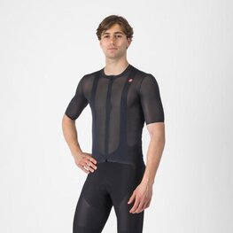 CASTELLI jersey de manga corta - A/C - negro