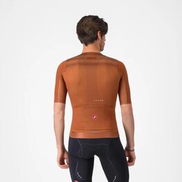 CASTELLI jersey de manga corta - AERO RACE 8S - marrón
