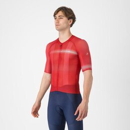 CASTELLI jersey de manga corta - CLIMBER´S A/C - rojo