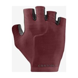 CASTELLI guantes de dedos cortos - PREMIO EVO - granate