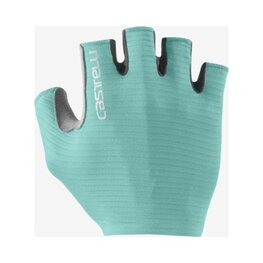CASTELLI guantes de dedos cortos - ESPRESSO - azul claro