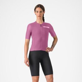 CASTELLI jersey de manga corta - PREMIO EVO W - púrpura