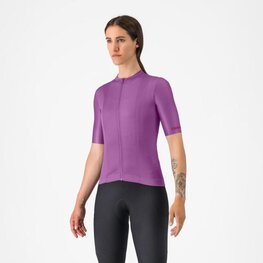 CASTELLI jersey de manga corta - UNLIMITED W - púrpura