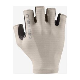 CASTELLI guantes de dedos cortos - ESPRESSO W - plateado