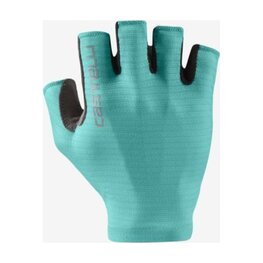 CASTELLI guantes de dedos cortos - ESPRESSO W - azul claro