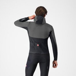 CASTELLI chaqueta cortaviento - FLY UNLTD - negro/gris