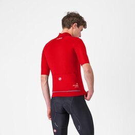 CASTELLI chaqueta cortaviento - DO.DI.CI. SHORT SLEEVE - rojo