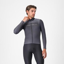 CASTELLI maillot de invierno de manga larga - APICE - gris