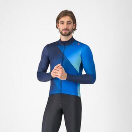 CASTELLI maillot de invierno de manga larga - AMPLIFY - azul