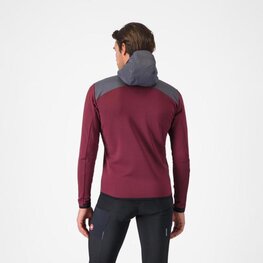 CASTELLI sudadera - UNLIMITED ROAM - granate