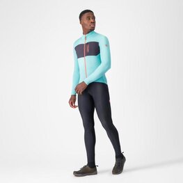 CASTELLI pantalones largos con tirantes - UNLIMITED - negro