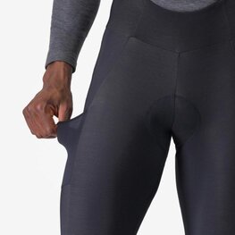 CASTELLI pantalones largos con tirantes - UNLIMITED - negro