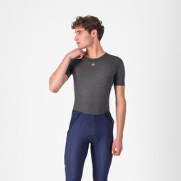 CASTELLI Camiseta de manga corta - MEDIO BASE LAYER - gris