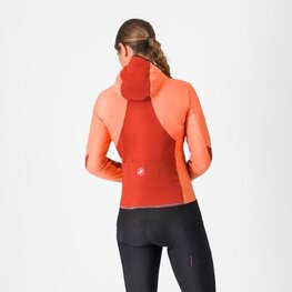 CASTELLI chaqueta aislante - UNLIMITED W - naranja/rojo