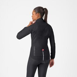 CASTELLI chaqueta impermeable - EMERGENCY 3 W RAIN - negro