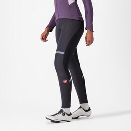 CASTELLI pantalones largos con tirantes - POLARE 2 W - negro