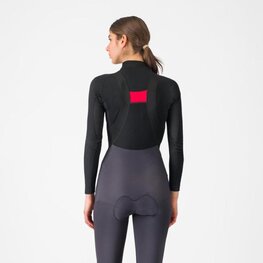 CASTELLI camiseta de manga larga - FLANDERS 2 WARM W - negro