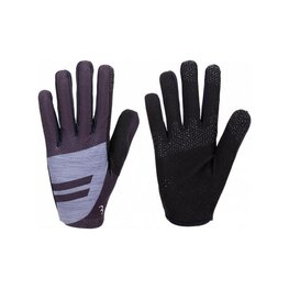 BBB guantes de dedos largos - LITEZONE - gris/negro