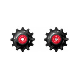 BBB poleas para la palanca de cambios - ROLLERBOYS CERAMIC 12T - rojo/negro