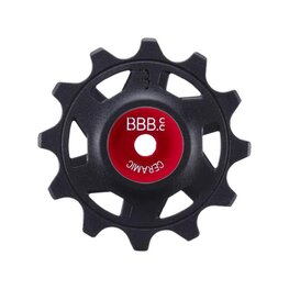 BBB poleas para la palanca de cambios - ROLLERBOYS CERAMIC 12T, 14T - rojo/negro