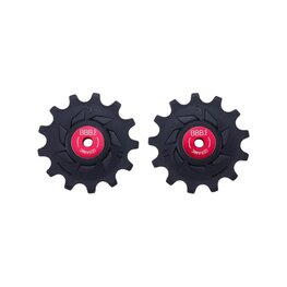 BBB poleas para la palanca de cambios - ROLLERBOYS CERAMIC 13T - rojo/negro