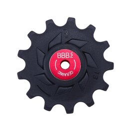 BBB poleas para la palanca de cambios - ROLLERBOYS CERAMIC 13T - rojo/negro