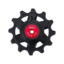 BBB poleas para la palanca de cambios - ROLLERBOY CERAMIC 12T SR - rojo/negro