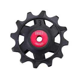 BBB poleas para la palanca de cambios - ROLLERBOY CERAMIC 12T SR - rojo/negro