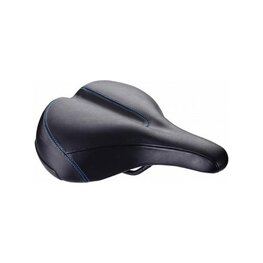BBB sillín - COMFORTPLUS RELAXED LEATHER 205MM - negro