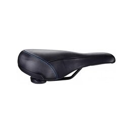 BBB sillín - COMFORTPLUS RELAXED LEATHER 205MM - negro