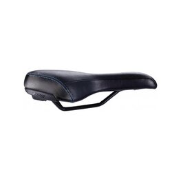 BBB sillín - SPORTPLUS ACTIVE LEATHER 185MM - negro