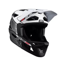 LEATT casco - MTB GRAVITY 6.0 CARBON - blanco/negro