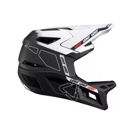 LEATT casco - MTB GRAVITY 6.0 CARBON - blanco/negro