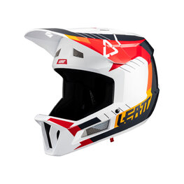 LEATT casco - MTB GRAVITY 2.0 - blanco/rojo