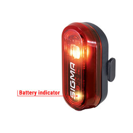SIGMA SPORT luz trasera - CURVE - rojo/negro