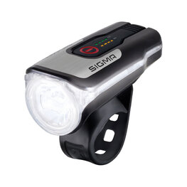 SIGMA SPORT luz delantera - AURA 80 - plateado/negro