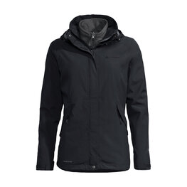 VAUDE chaqueta impermeable - ROSEMOOR 3in1 - negro