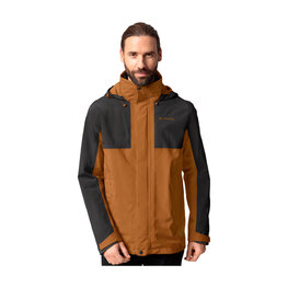 VAUDE chaqueta impermeable - ROSEMOOR 3in1 - marrón/negro