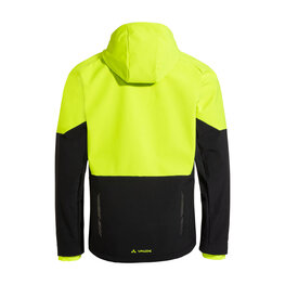 VAUDE chaqueta cortaviento - QIMSA SOFTSHELL - negro/amarillo